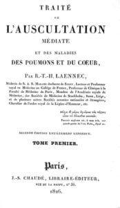 Segunda edición de De l’auscultation médiate ou Traité du Diagnostic des Maladies des Poumon et du Coeur