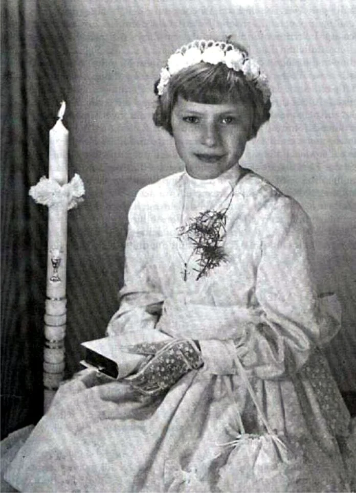 Anneliese Michel cuando era niña.
