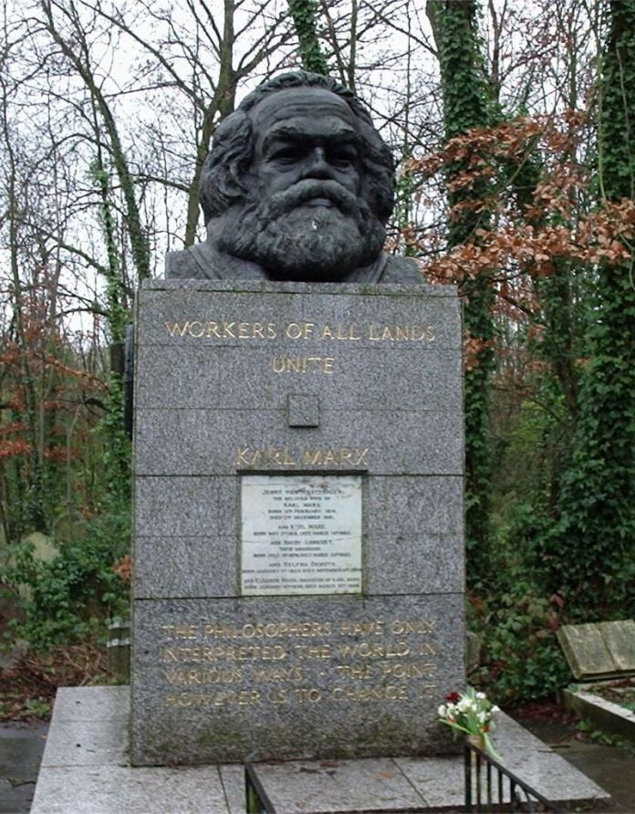 La tumba de Karl Marx