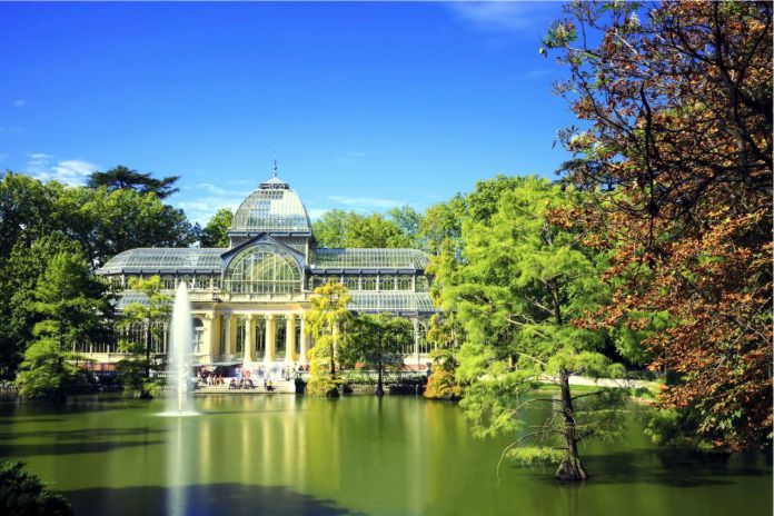 Parque del Retiro Junto al Palacio de Cristal