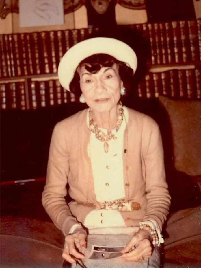 Coco Chanel hacia 1970.