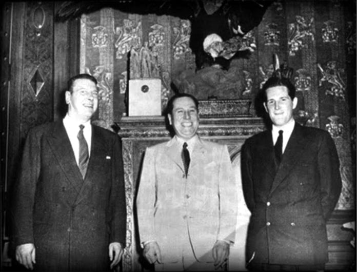 Otto Skorzeny y el presidente argentino Juan Domingo Perón