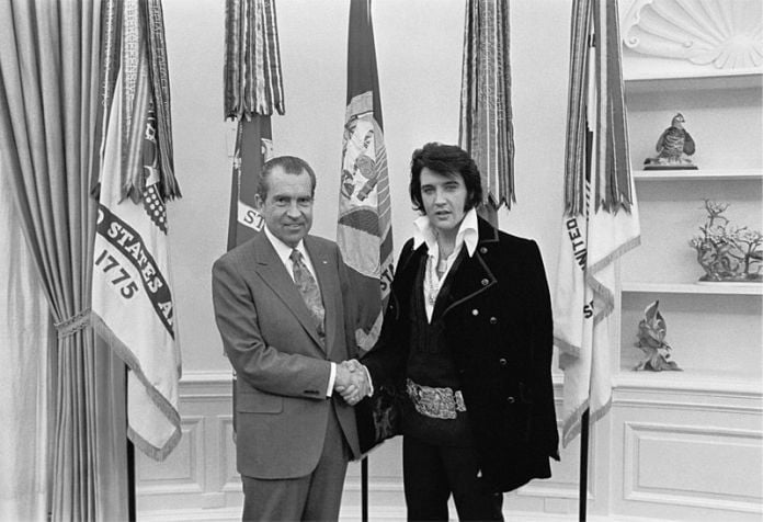 Elvis Presley y Richard Nixon