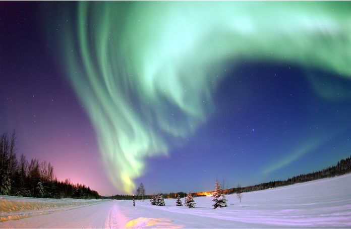 La aurora boreal