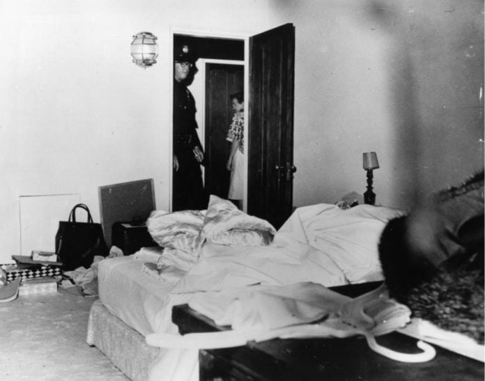 El dormitorio donde murió Marilyn Monroe