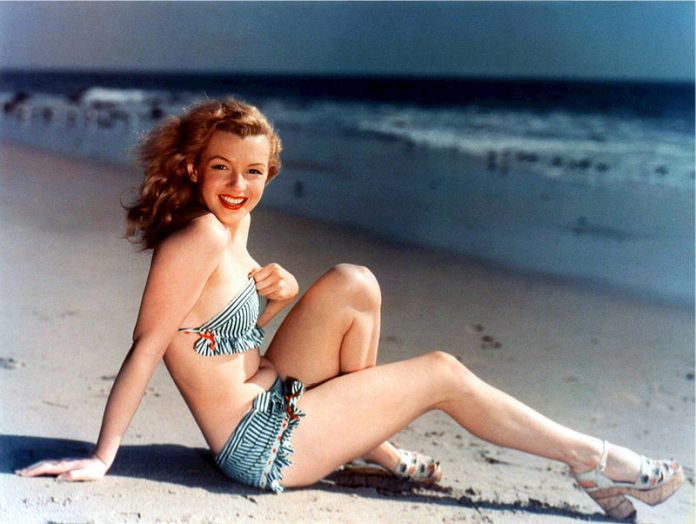 La vida temprana de Marilyn Monroe como Norma Jean Mortenson