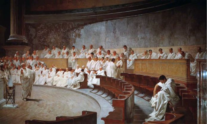 Cicero condemns Catilina