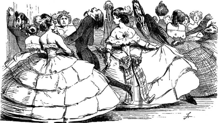 caricatura de la época victoriana