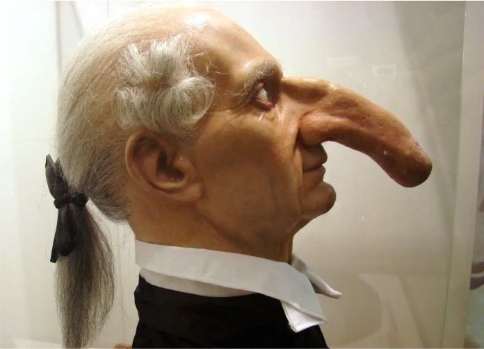La enigmática vida de Thomas Wadhouse, el hombre con la nariz más larga de la historia