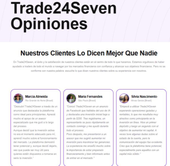 Trade24Seven Opiniones